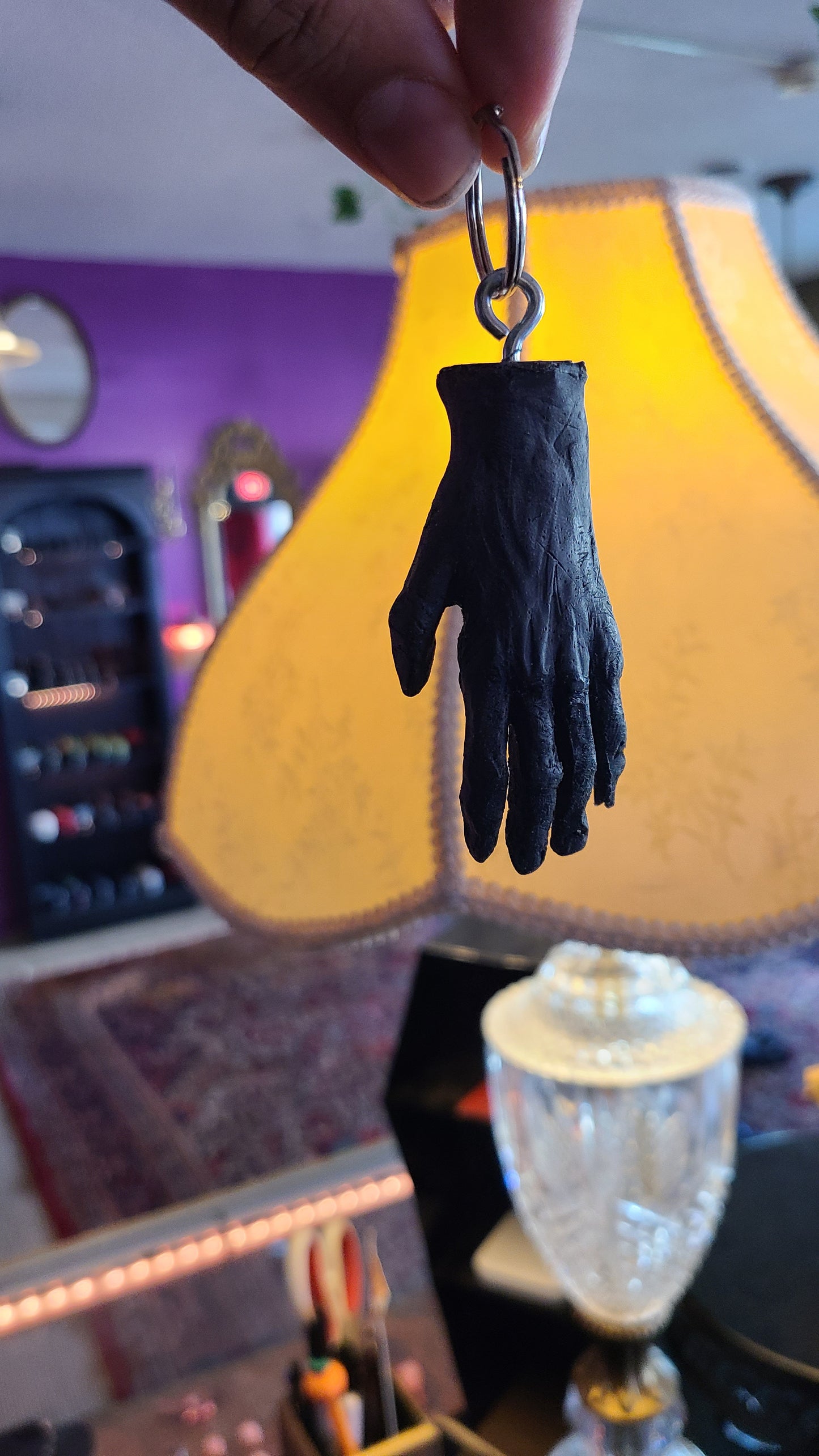 Monkey paw keychain