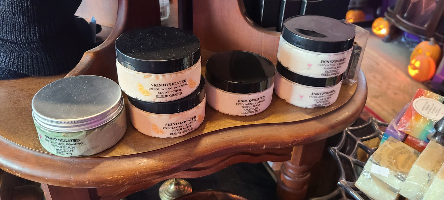 Sugar scrub face scrub skintoxicated
