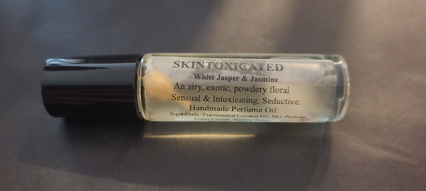 White jasper and jasmine floral roll on perfume skintoxicated