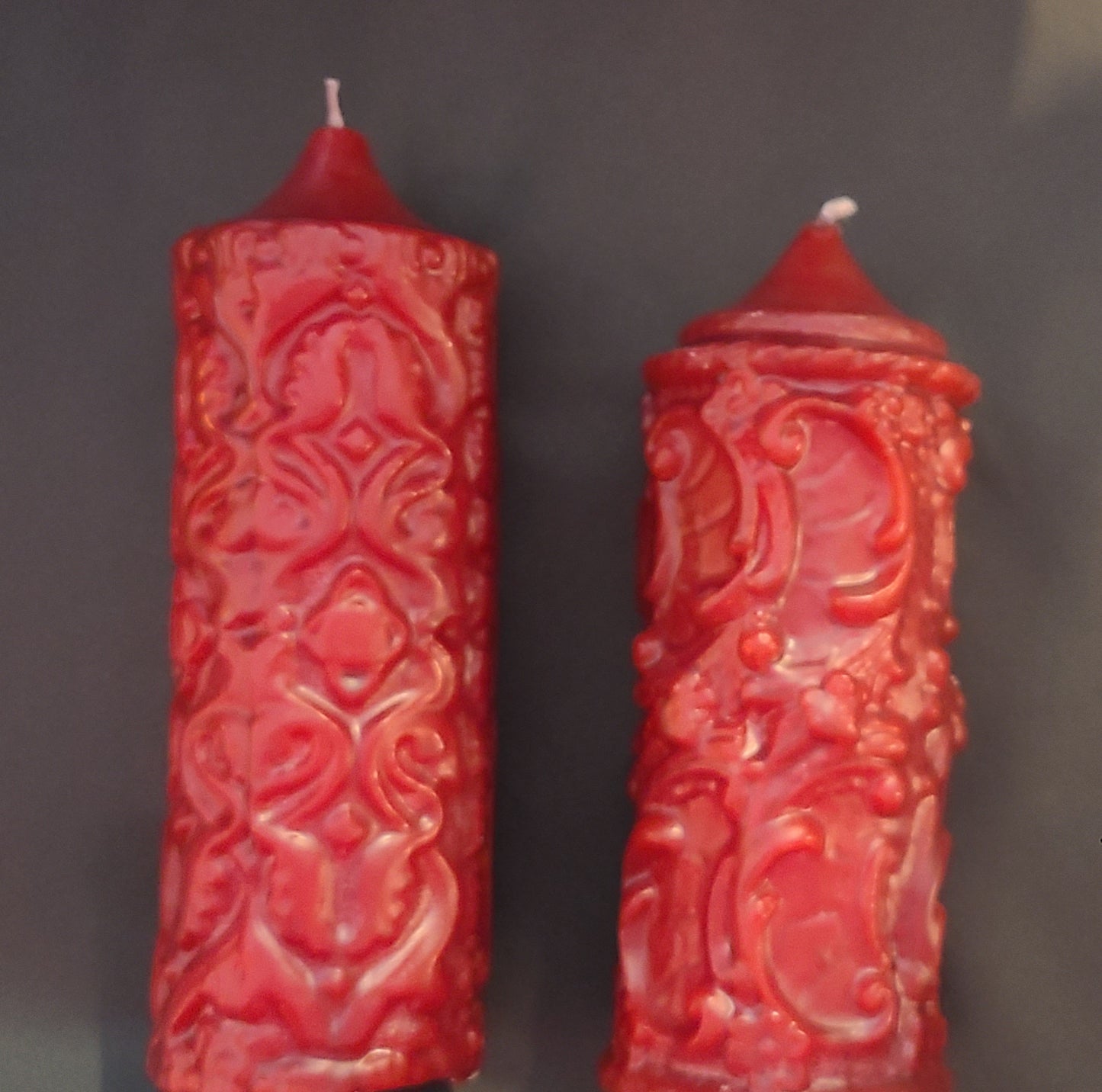 Ornate vintage looking candle