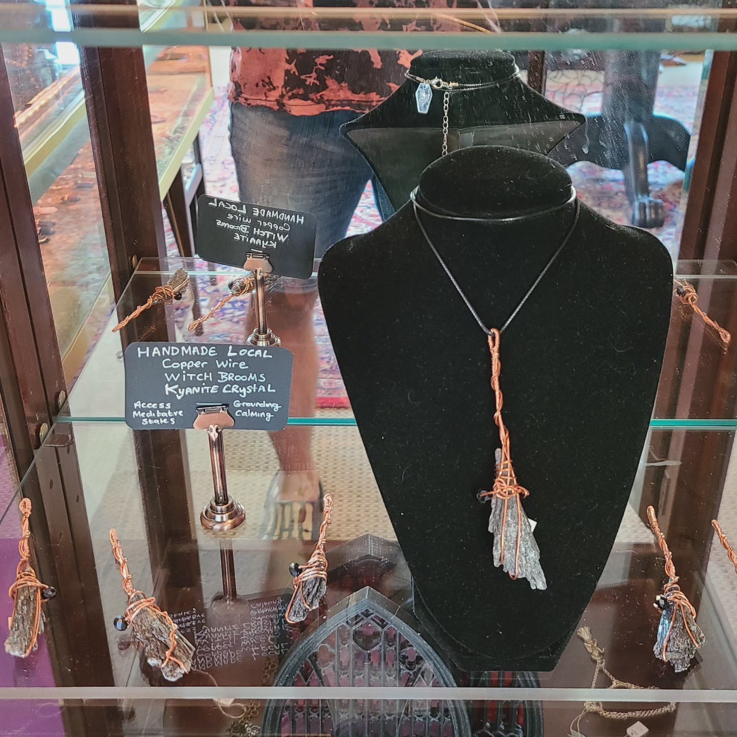 Kyanite copper broom