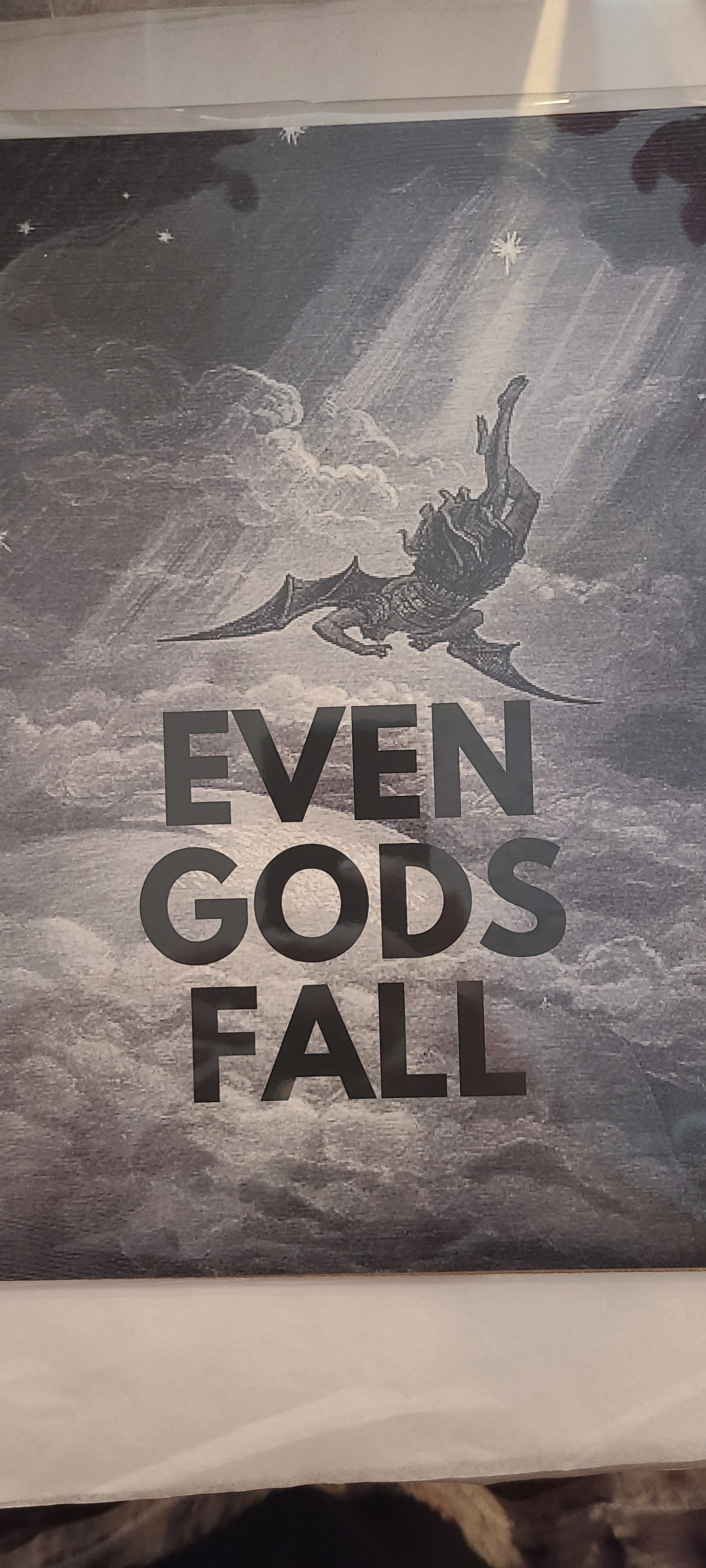 Even Gods Fall lucifer print