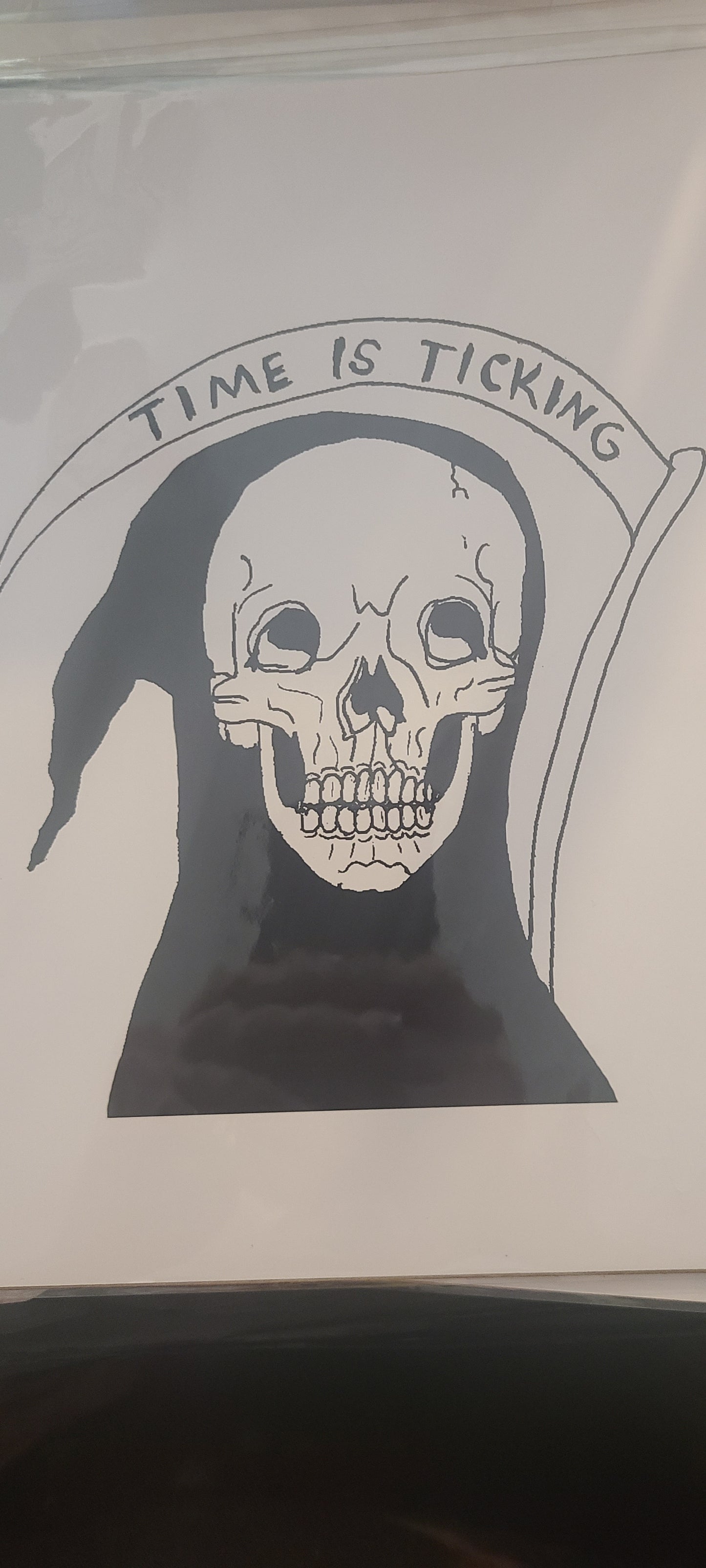 Tick tick tick time is ticking death is coming