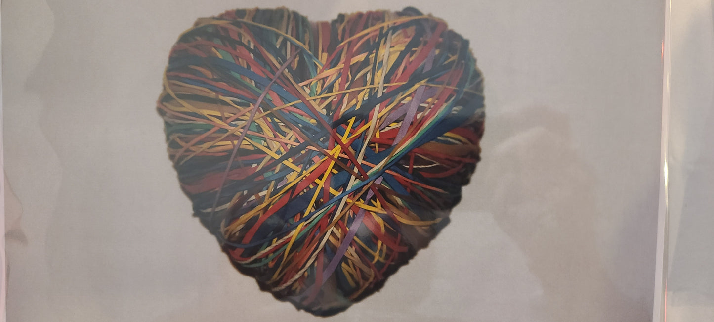Elastic heart print