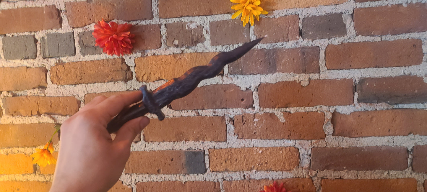 Witch's Athame dagger knife Candle