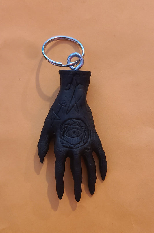 Hand of glory keychain