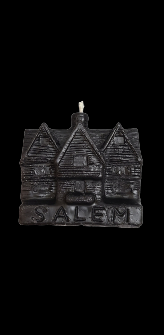 Iconic Salem Witch House candle