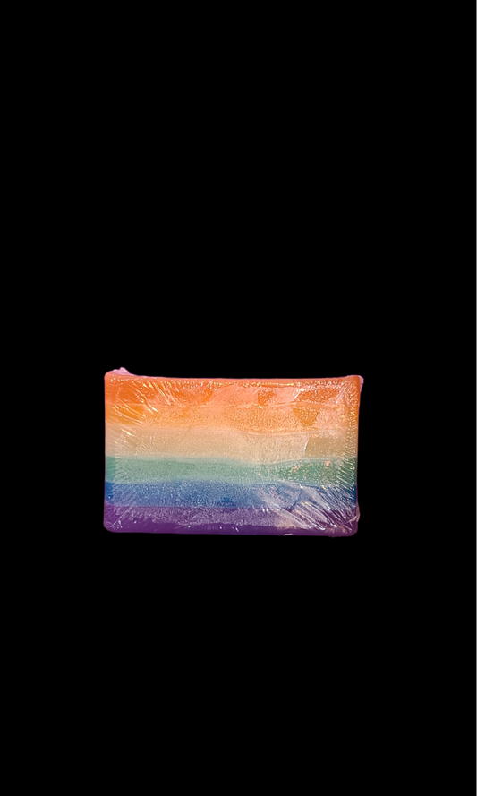 Rainbow soap