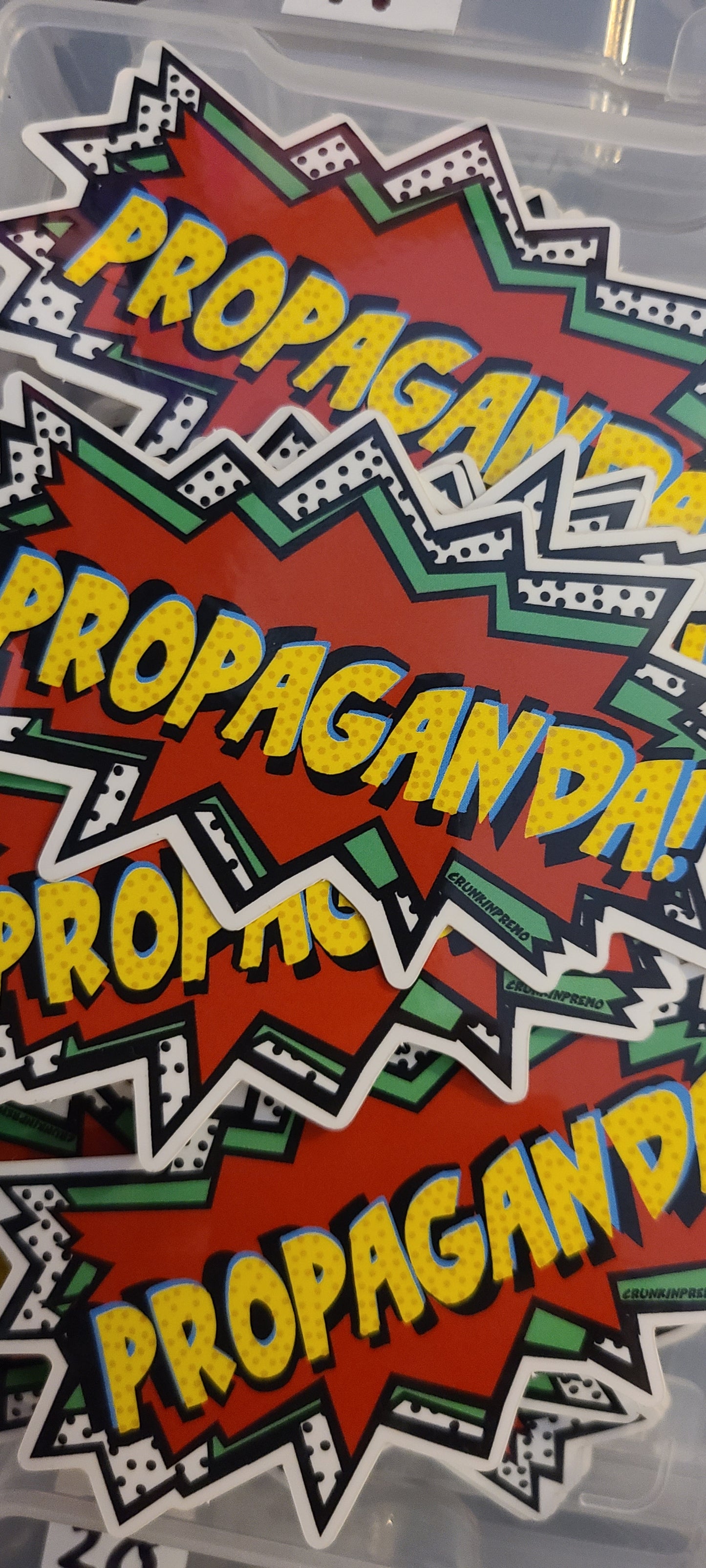 Propaganda sticker