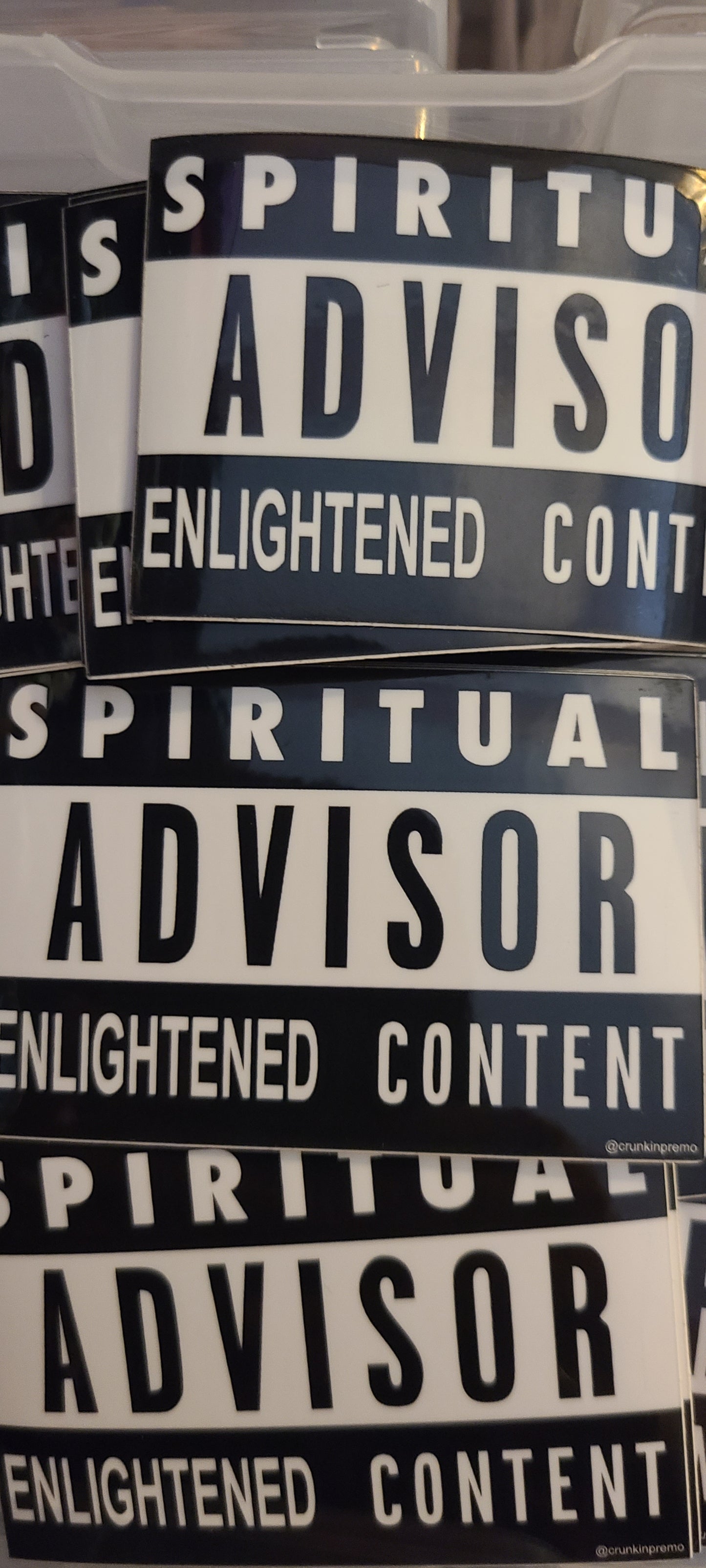 Spiritual Advisor Enlightened Content Sticker