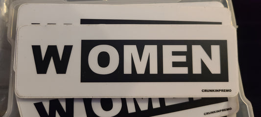 Women OMEN sticker