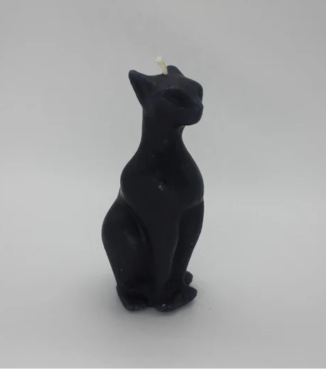 black cat candle