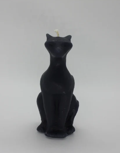 black cat candle